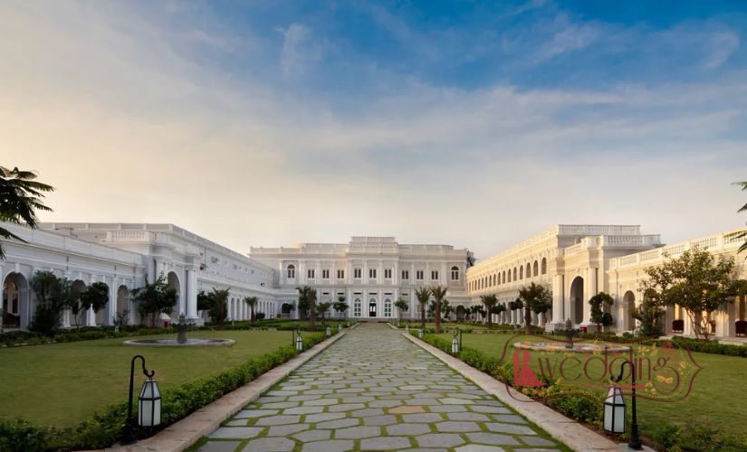 Taj falaknuma palace is one of the best outdoor wedding venue